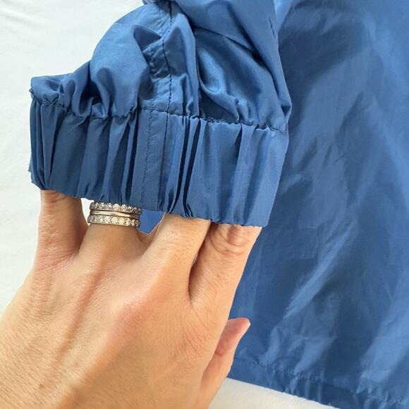 Vintage Eastern Mountain Sports Nylon Blue Rain Jacket Windbreaker Size Large - Picture 15 of 16